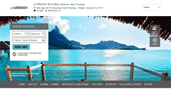 Desktop Screenshot of lemeridien-borabora.com